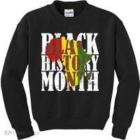 Black History Month Africa Paint Splat Kids Sweatshirt thumb 0