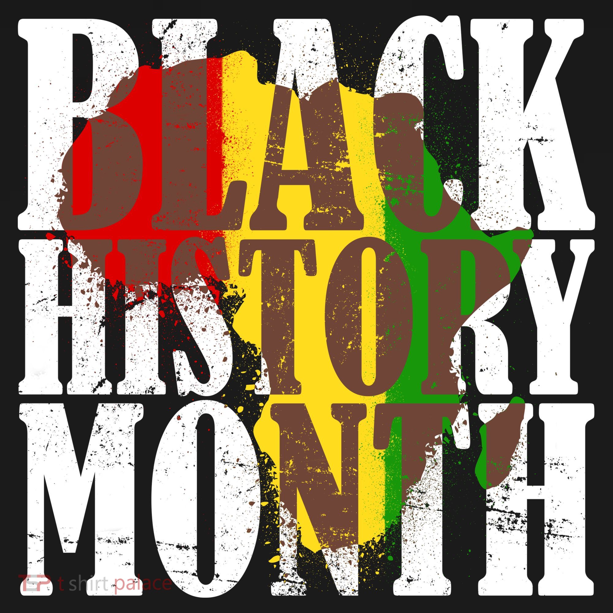 Black History Month Africa Paint Splat Kids Sweatshirt