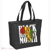 Black History Month Africa Paint Splat Tote Bag thumb 2
