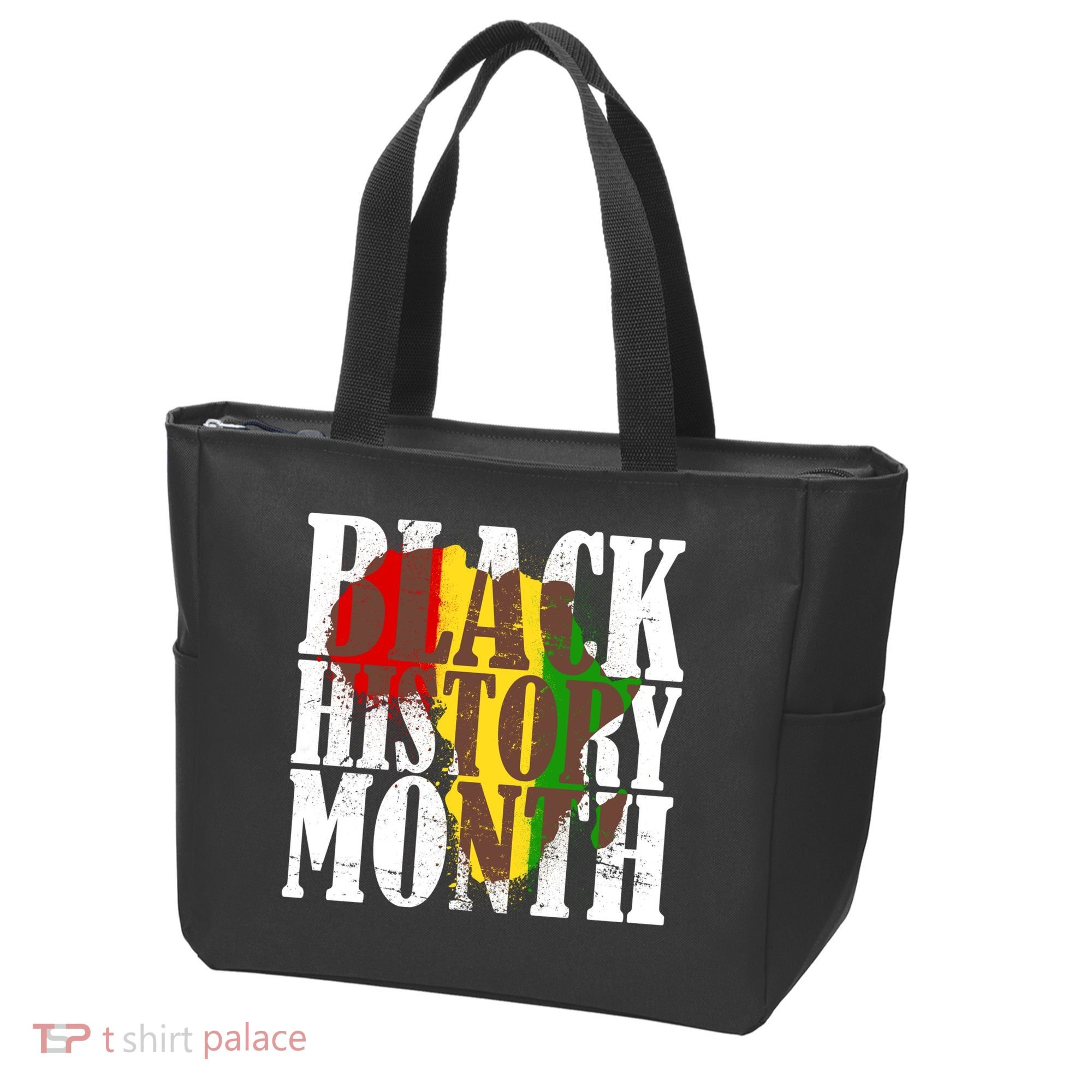 Black History Month Africa Paint Splat Tote Bag