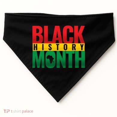 Black History Month African design USA-Made Doggie Bandana