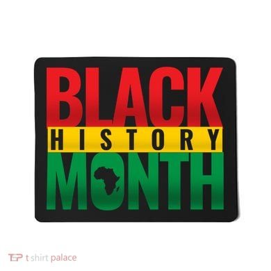 Black History Month African design Mousepad