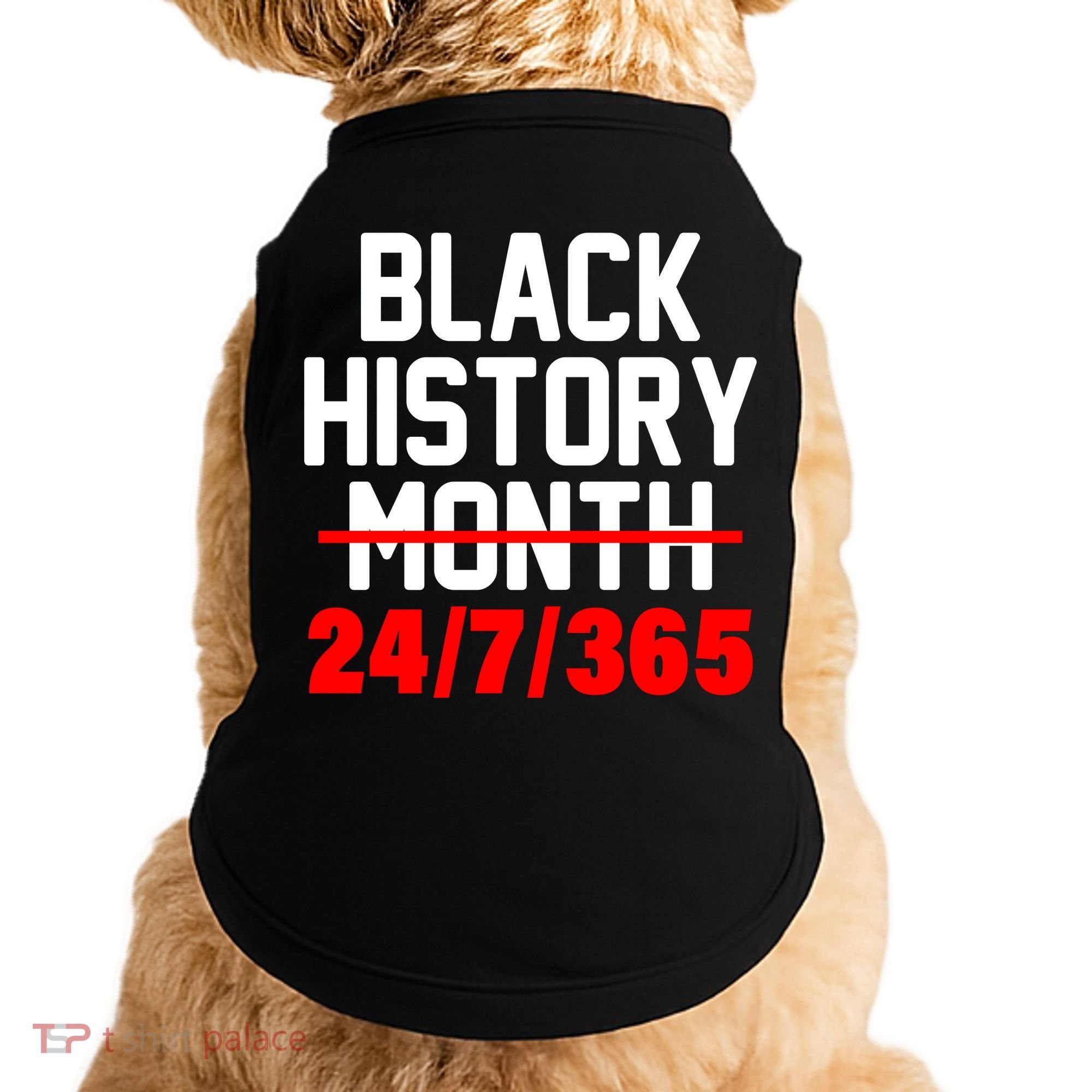 Black History Month All Year Doggie Tank