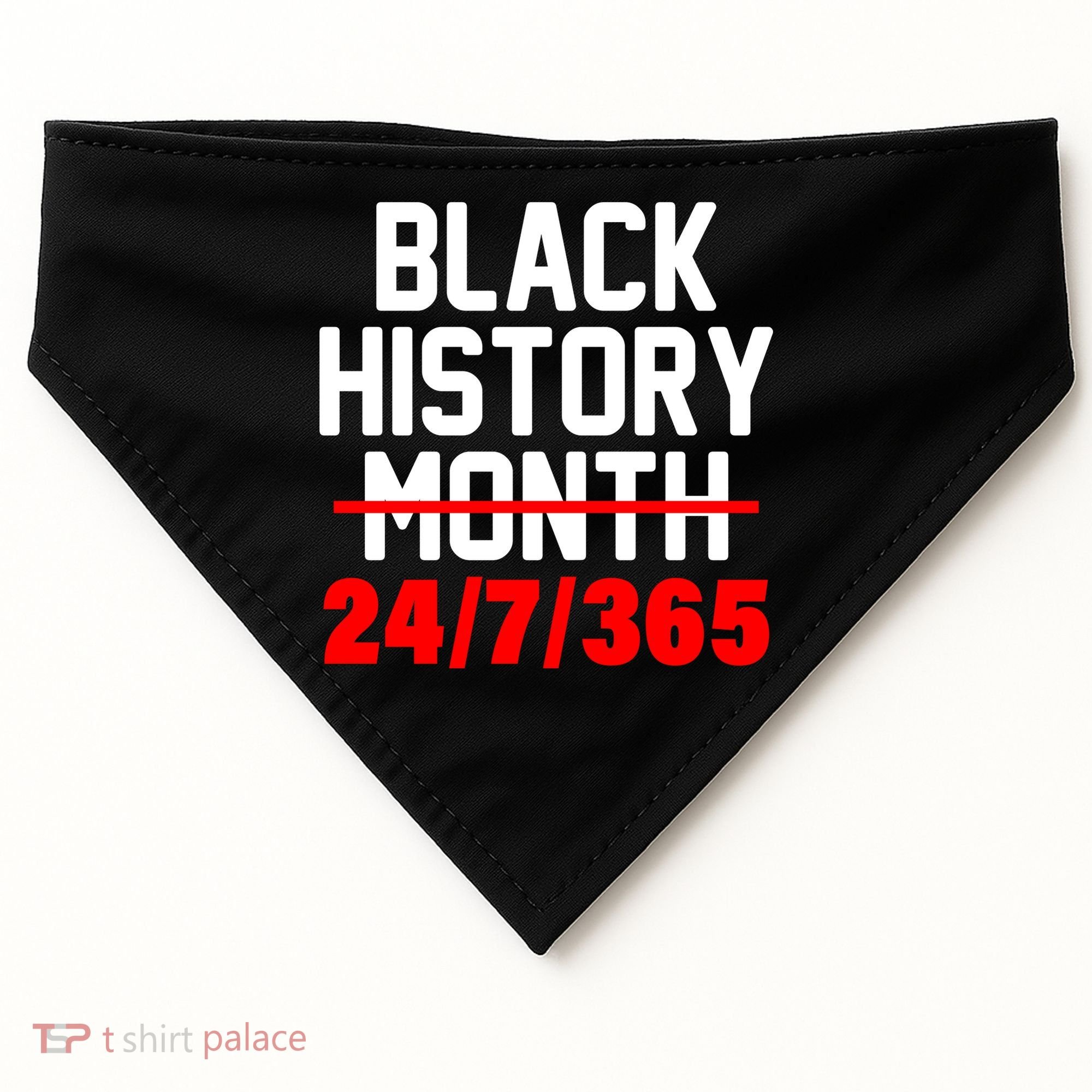 Black History Month All Year USA-Made Doggie Bandana
