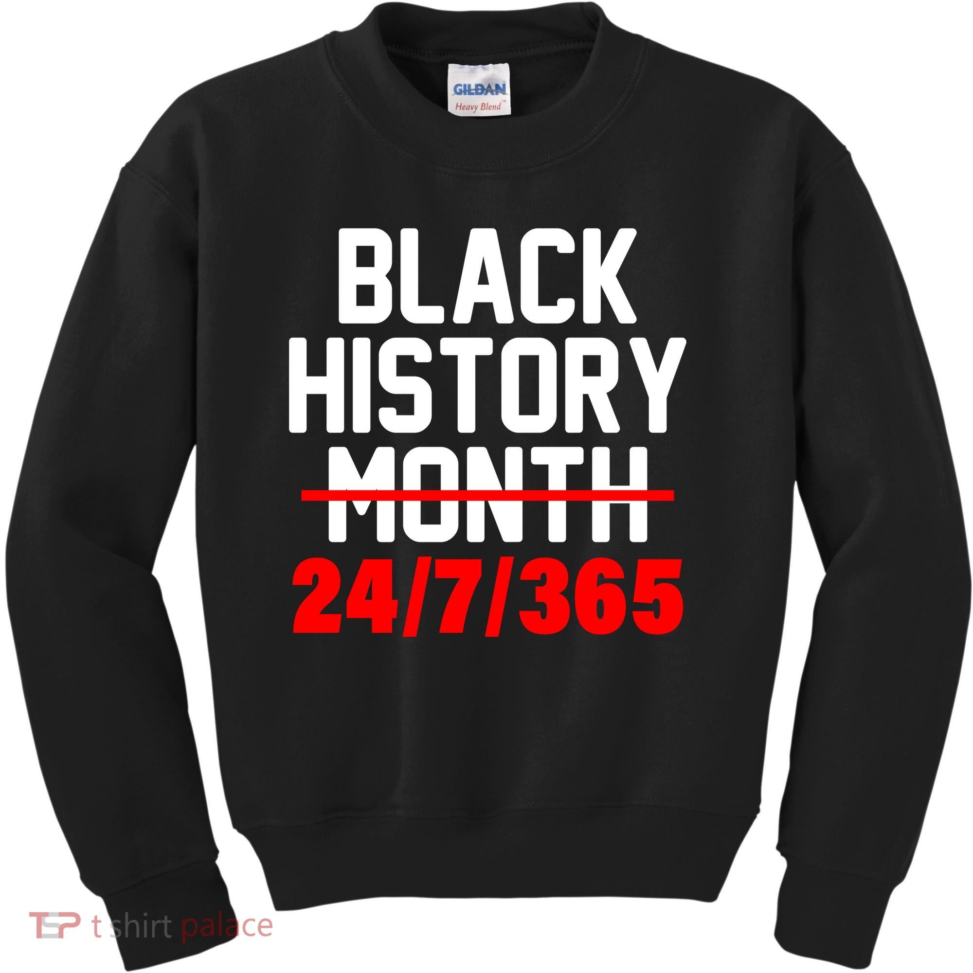 Black History Month All Year Kids Sweatshirt