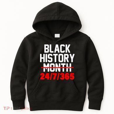 Black History Month All Year Kids Hoodie