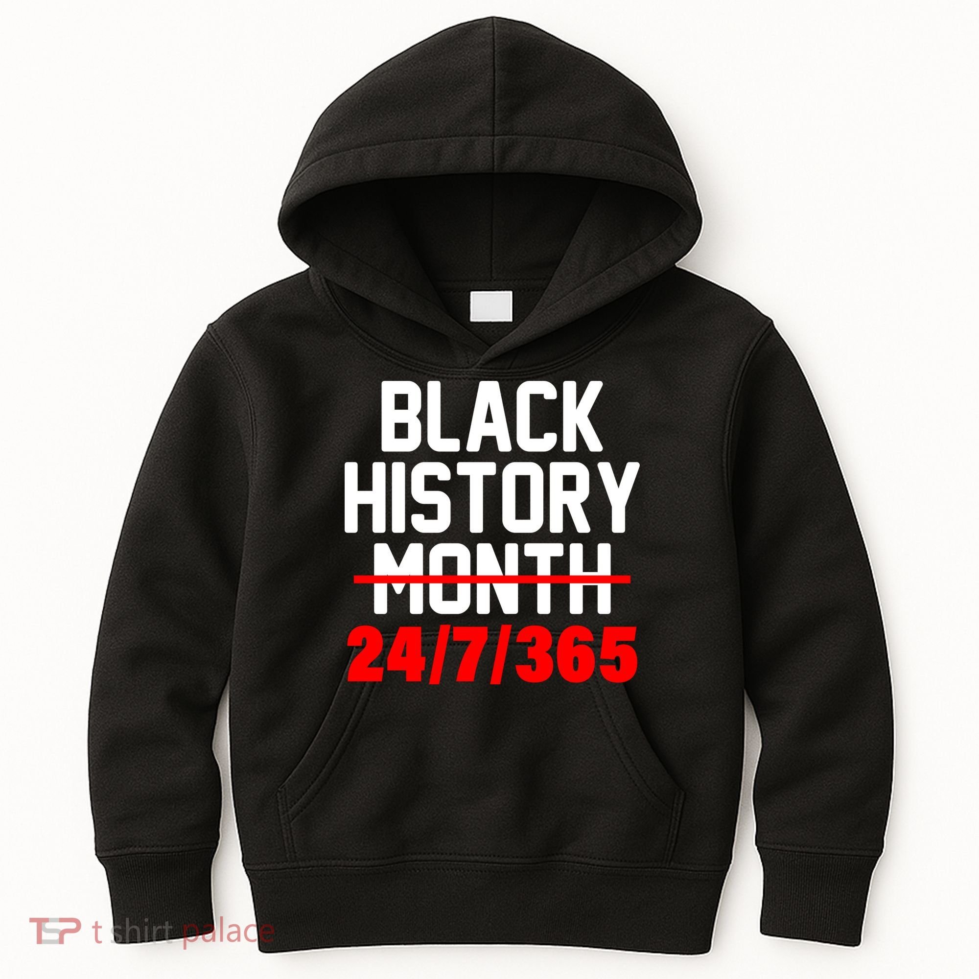 Black History Month All Year Kids Hoodie