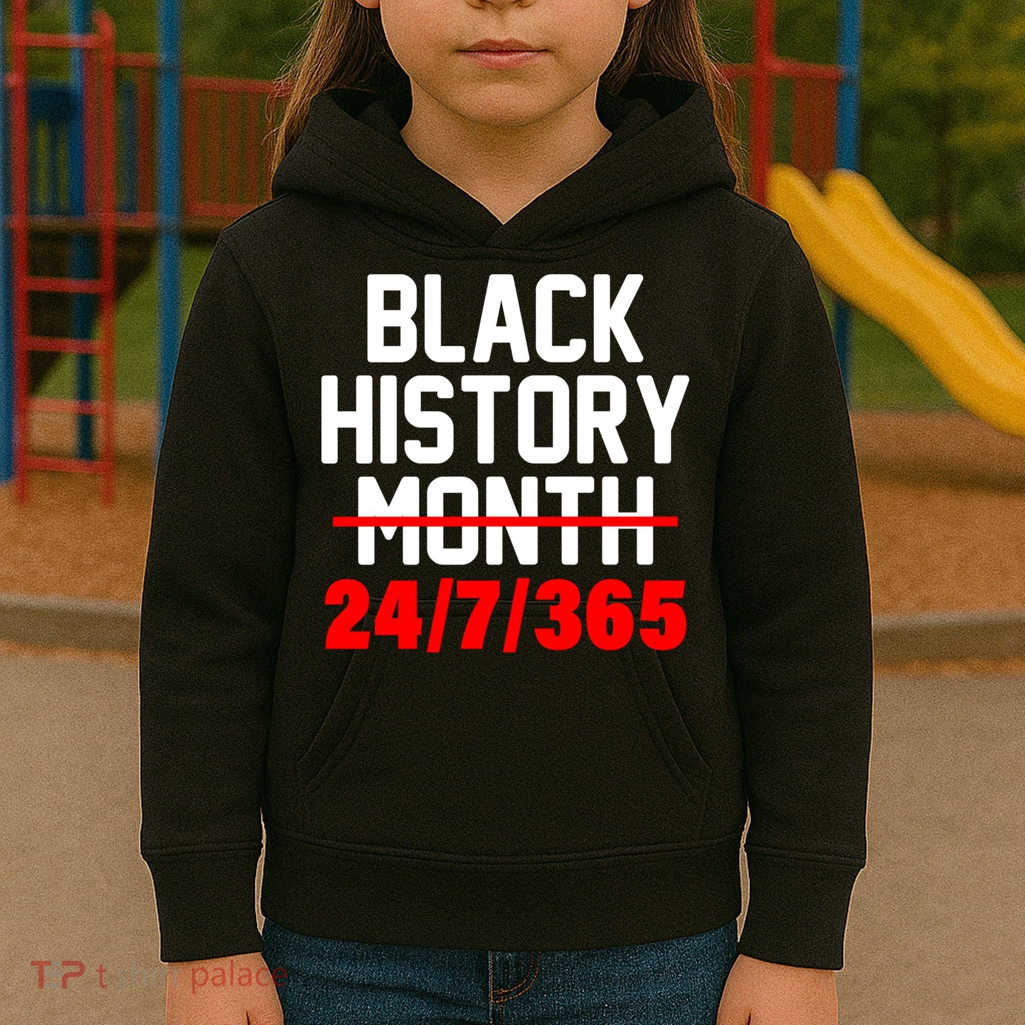 Black History Month All Year Kids Hoodie