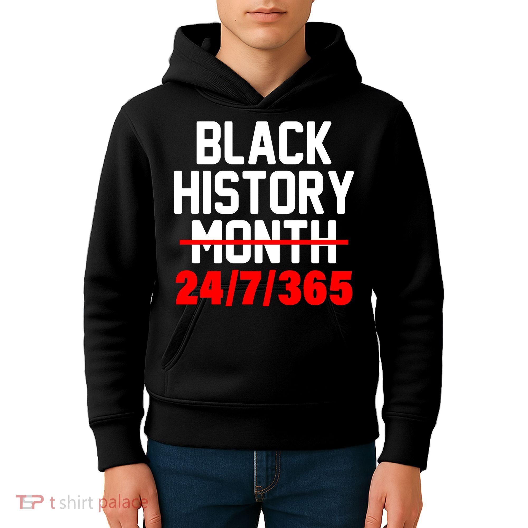 Black History Month All Year Kids Hoodie