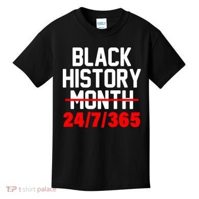 Black History Month All Year Kids T-Shirt