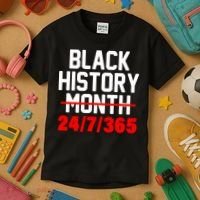 Black History Month All Year Kids T-Shirt thumb 3