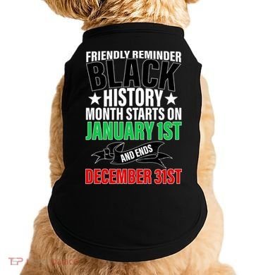 Black History Month All Year Long Doggie Tank