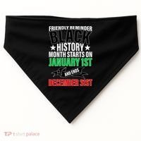 Black History Month All Year Long USA-Made Doggie Bandana thumb 0
