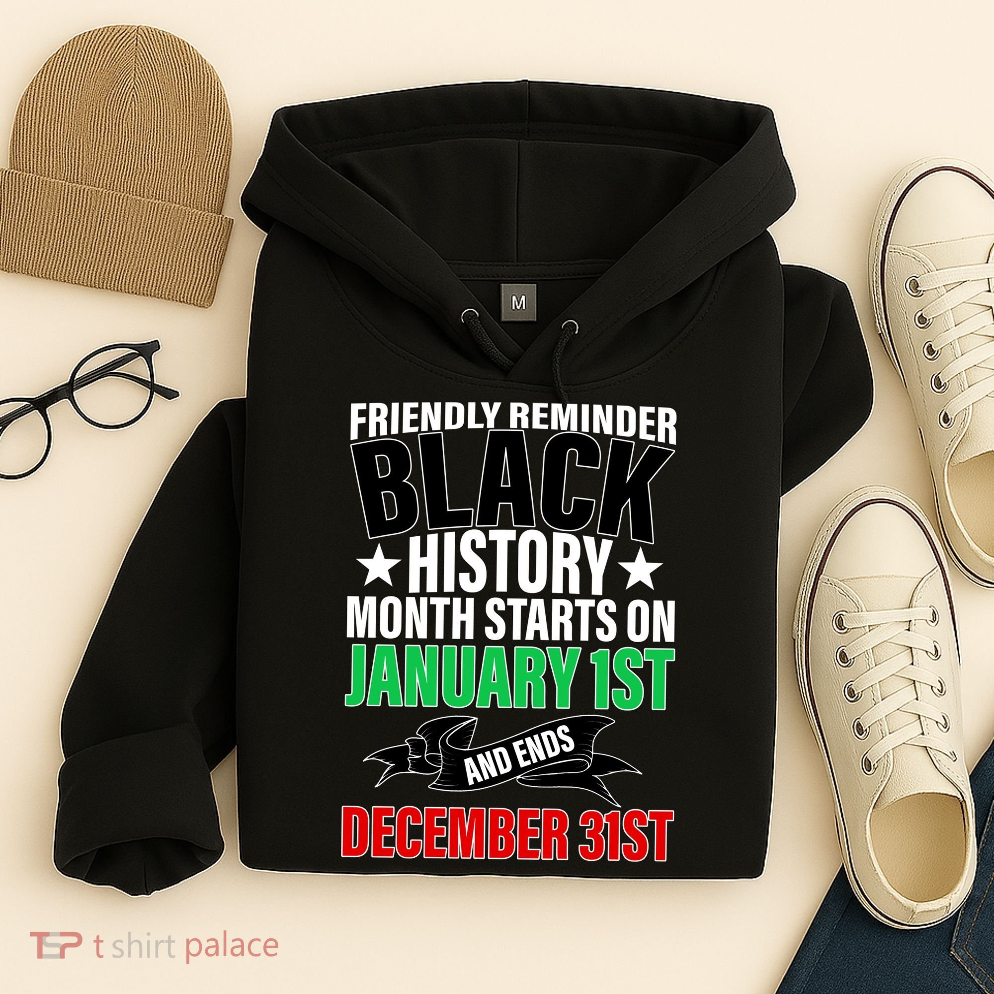 Black History Month All Year Long Hoodie