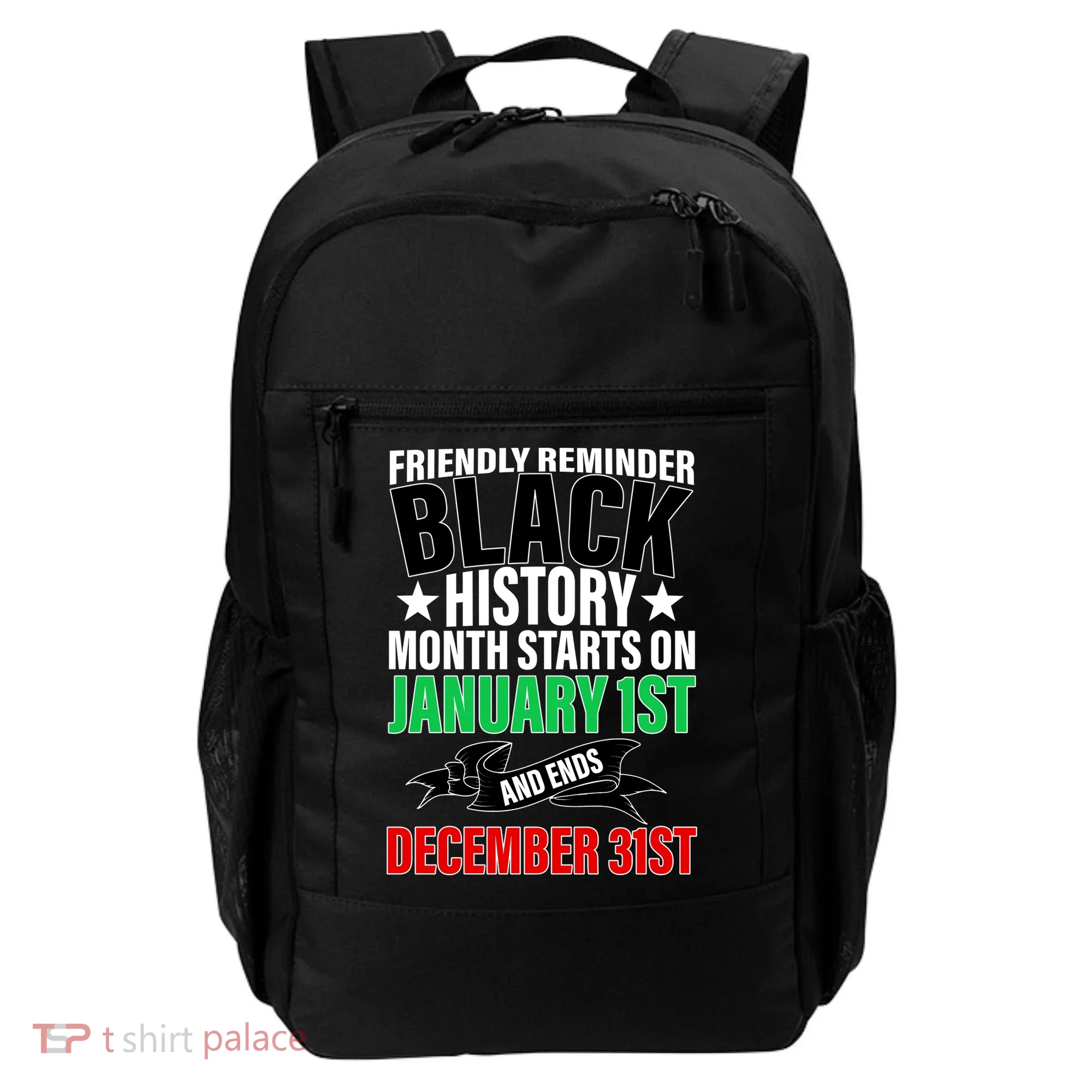 Black History Month All Year Long Backpack