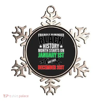Black History Month All Year Long Ornament