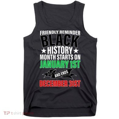 Black History Month All Year Long Tank Top