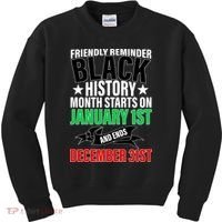 Black History Month All Year Long Kids Sweatshirt thumb 0