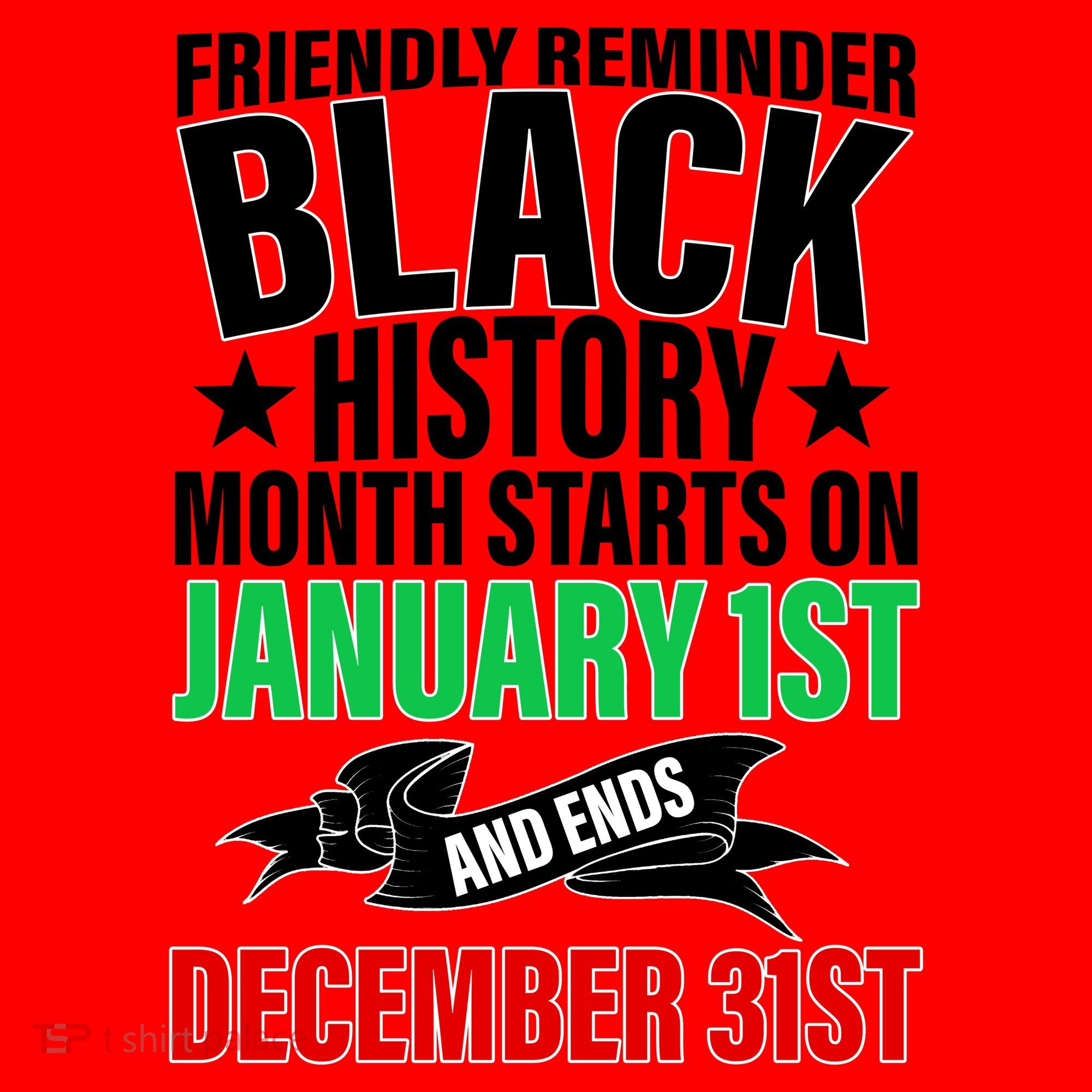 Black History Month All Year Long Santa Hat