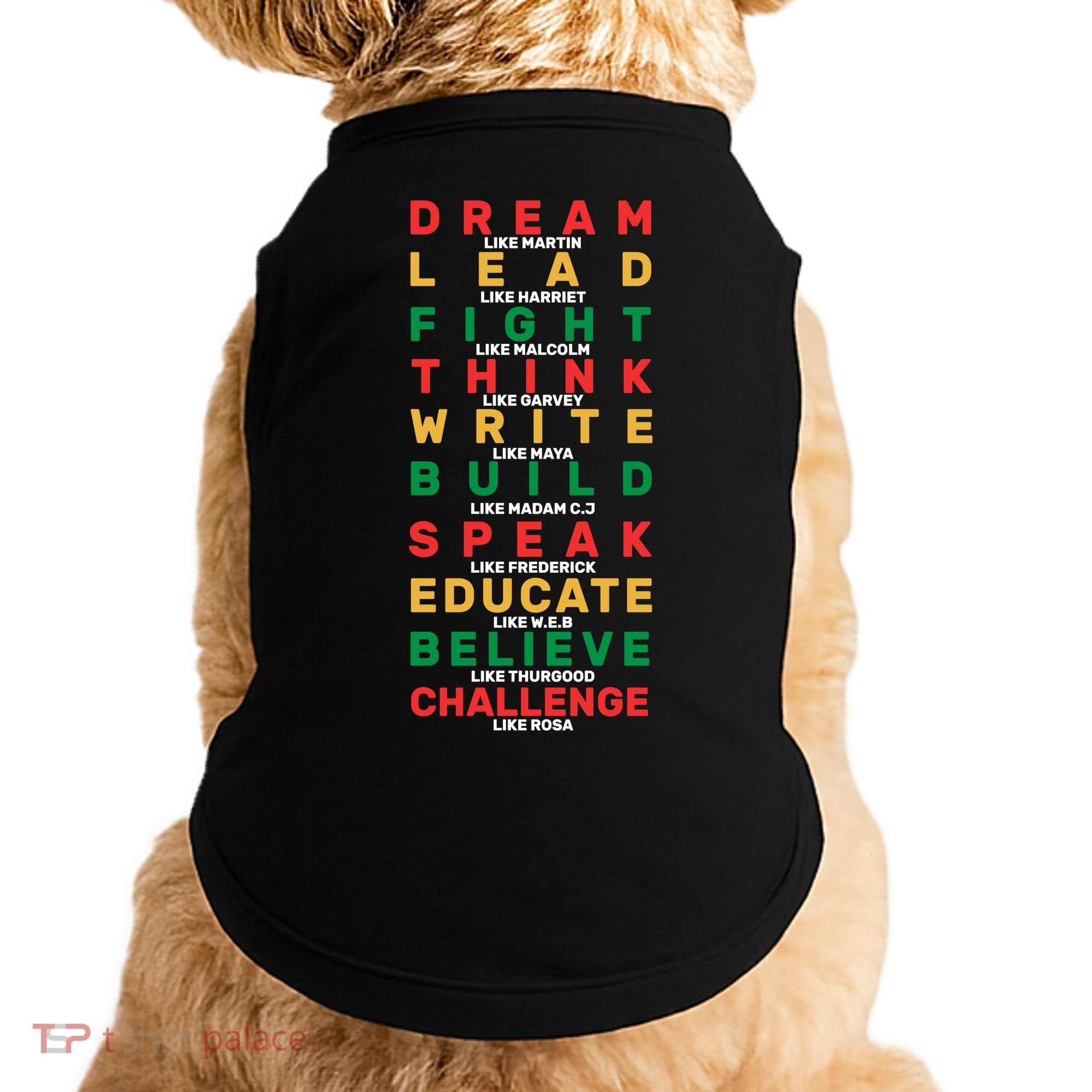 Black History Month Famous Figure Doggie Tank