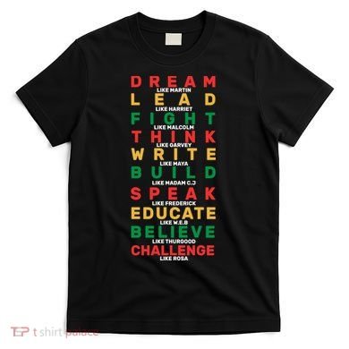 Black History Month Famous Figure T-Shirt
