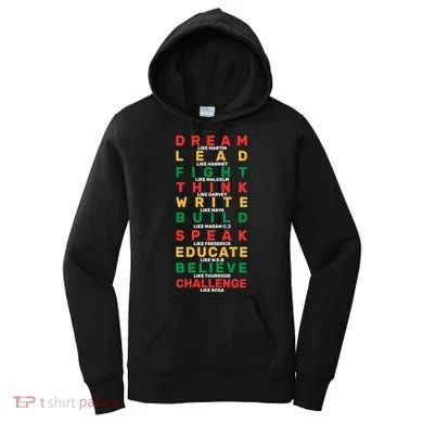 Black History Month Famous Figure Women's Hoodie