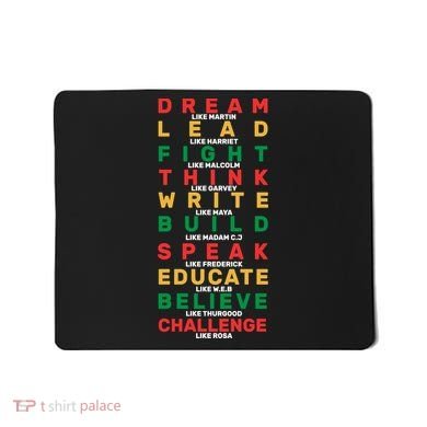Black History Month Famous Figure Mousepad