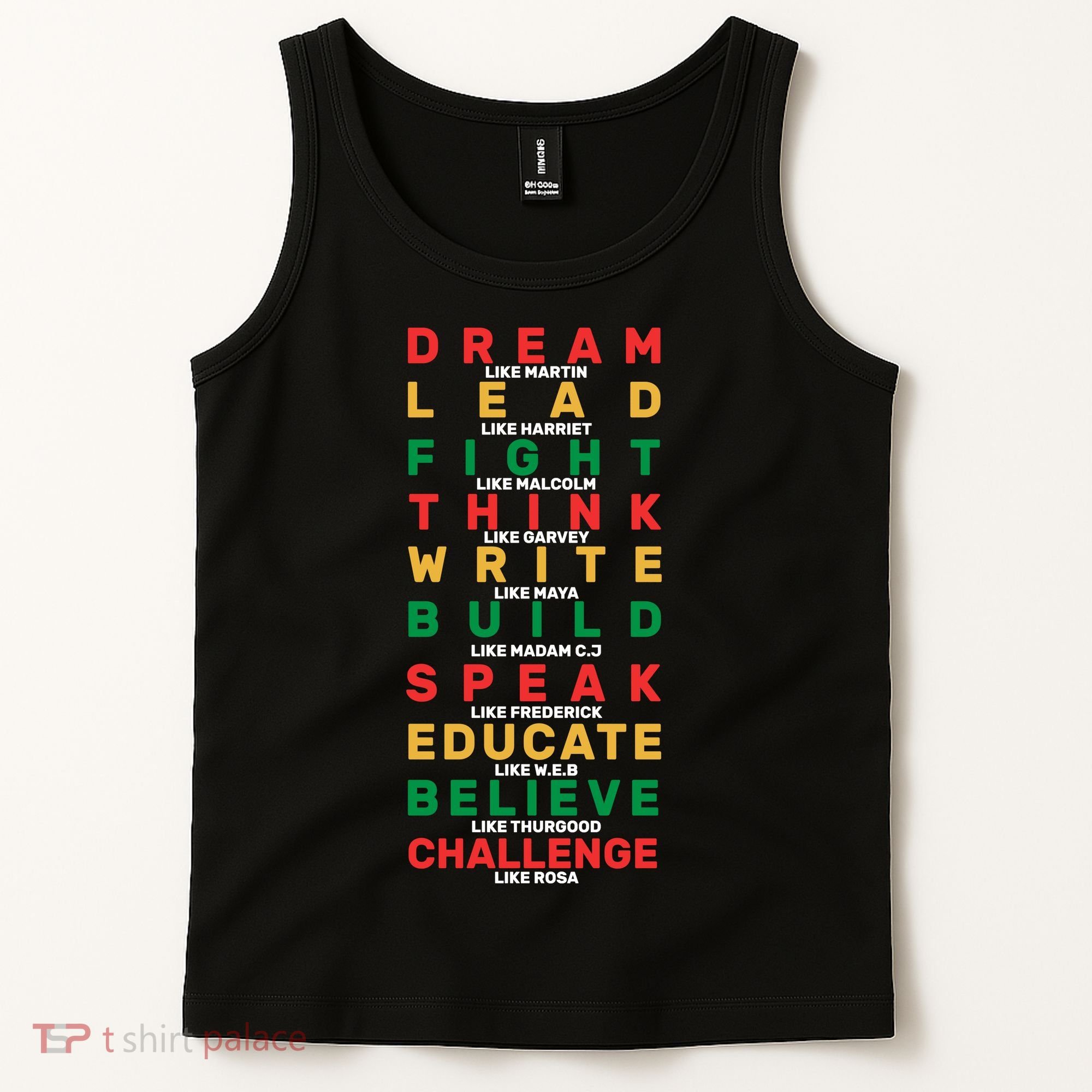 Black History Month Famous Figure Tank Top
