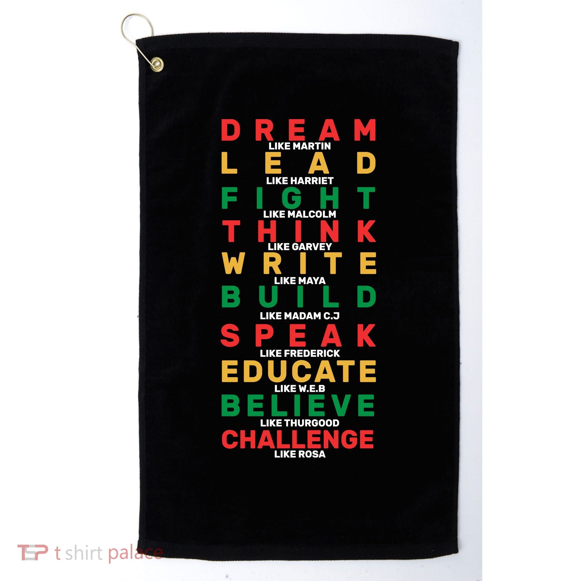 Black History Month Famous Figure Golf Towel