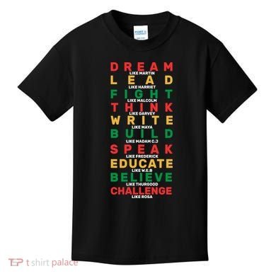 Black History Month Famous Figure Kids T-Shirt