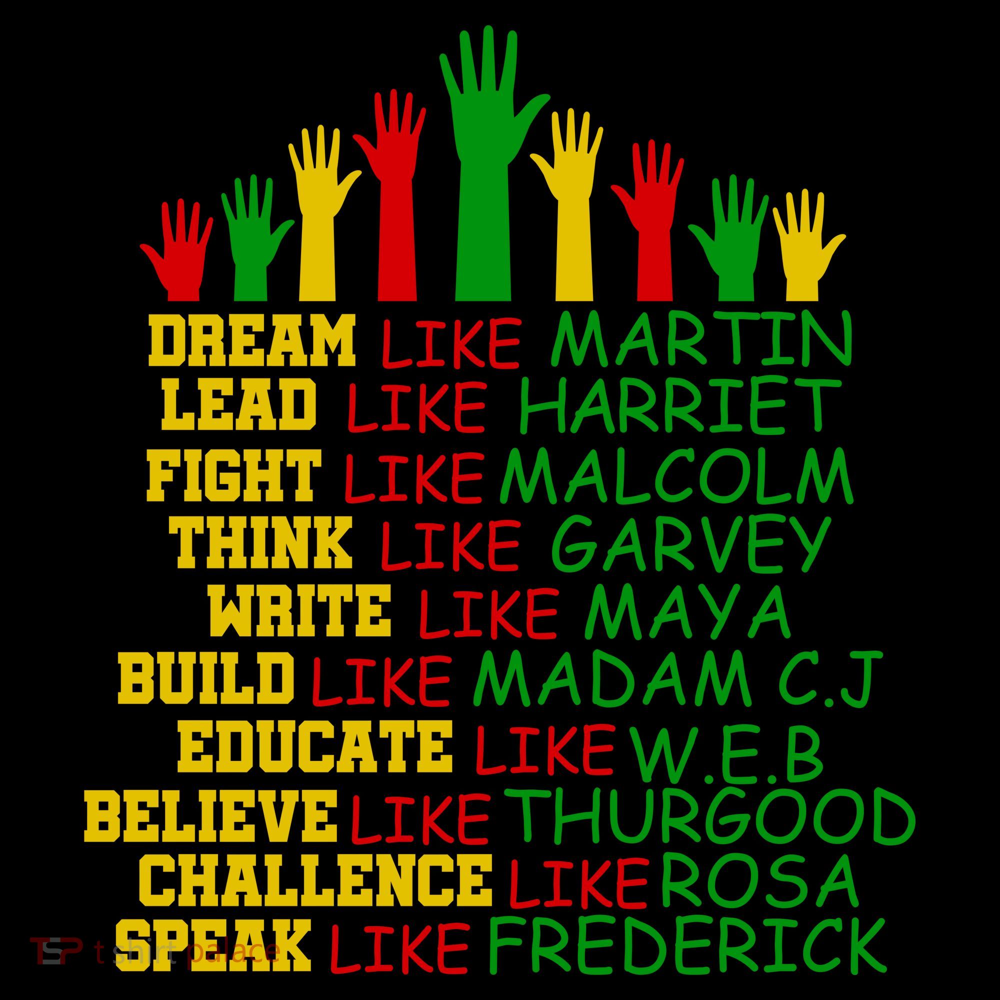 Black History Month Famous Figures Hoodie