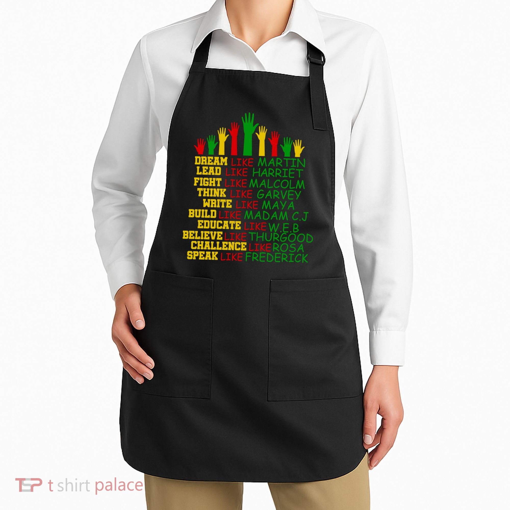 Black History Month Famous Figures Apron