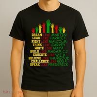 Black History Month Famous Figures T-Shirt thumb 3