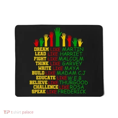 Black History Month Famous Figures Mousepad