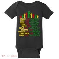Black History Month Famous Figures Baby Bodysuit thumb 0