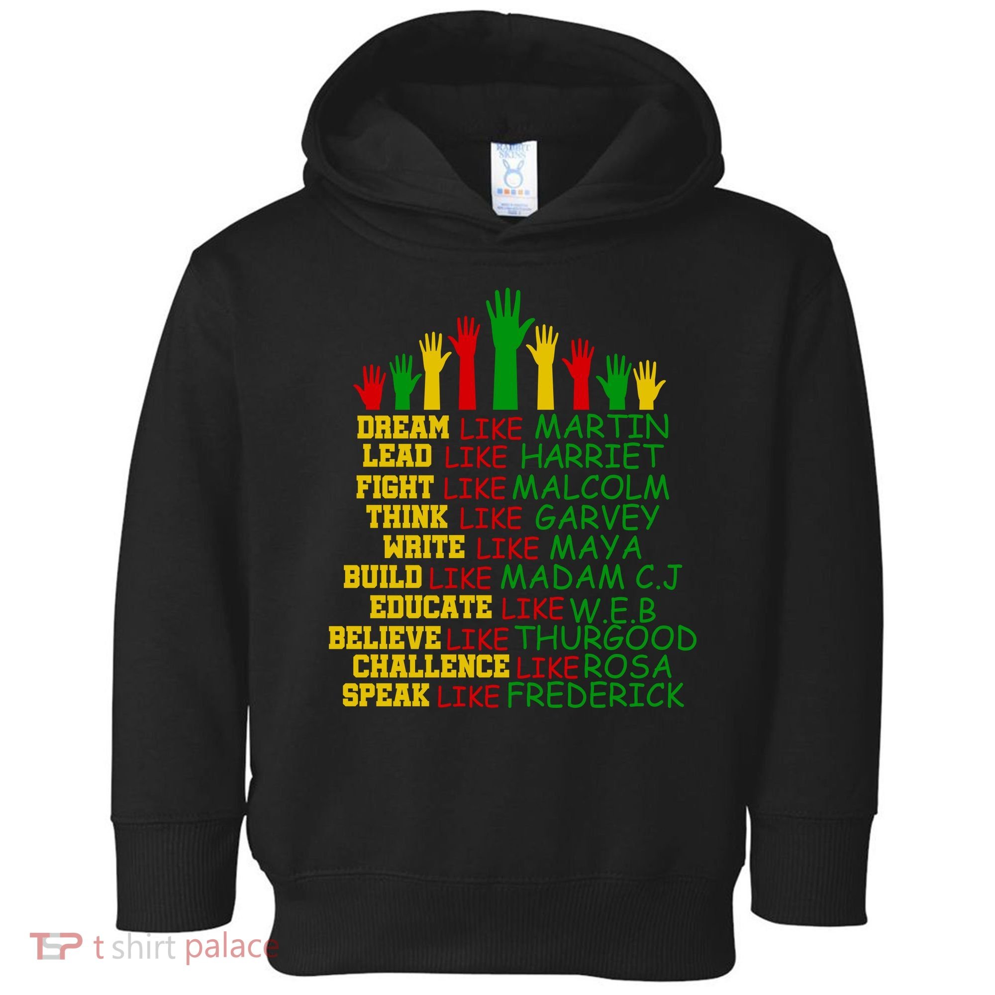 Black History Month Famous Figures Toddler Hoodie