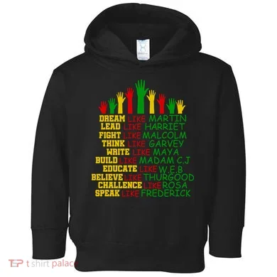 Black History Month Famous Figures Toddler Hoodie