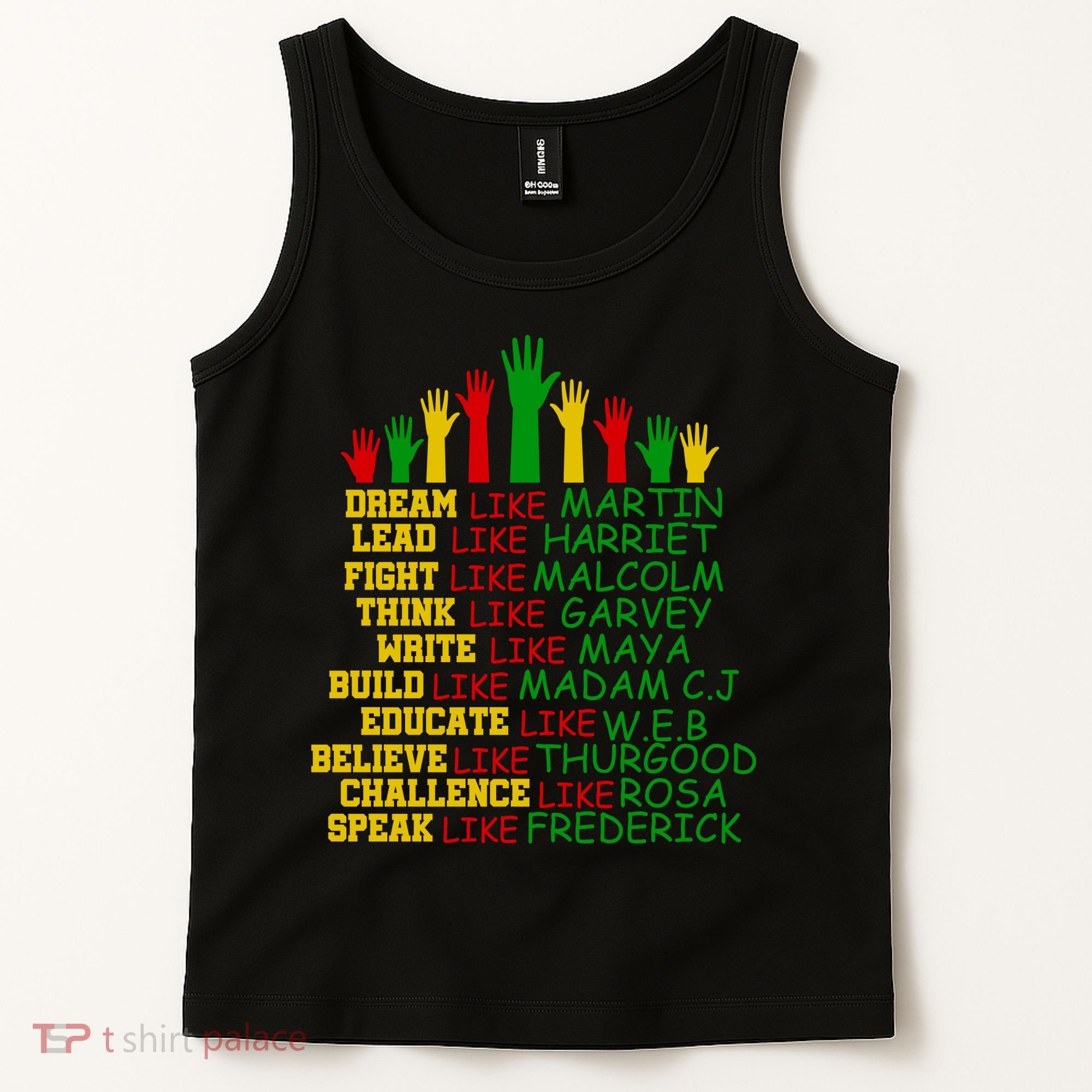 Black History Month Famous Figures Tank Top