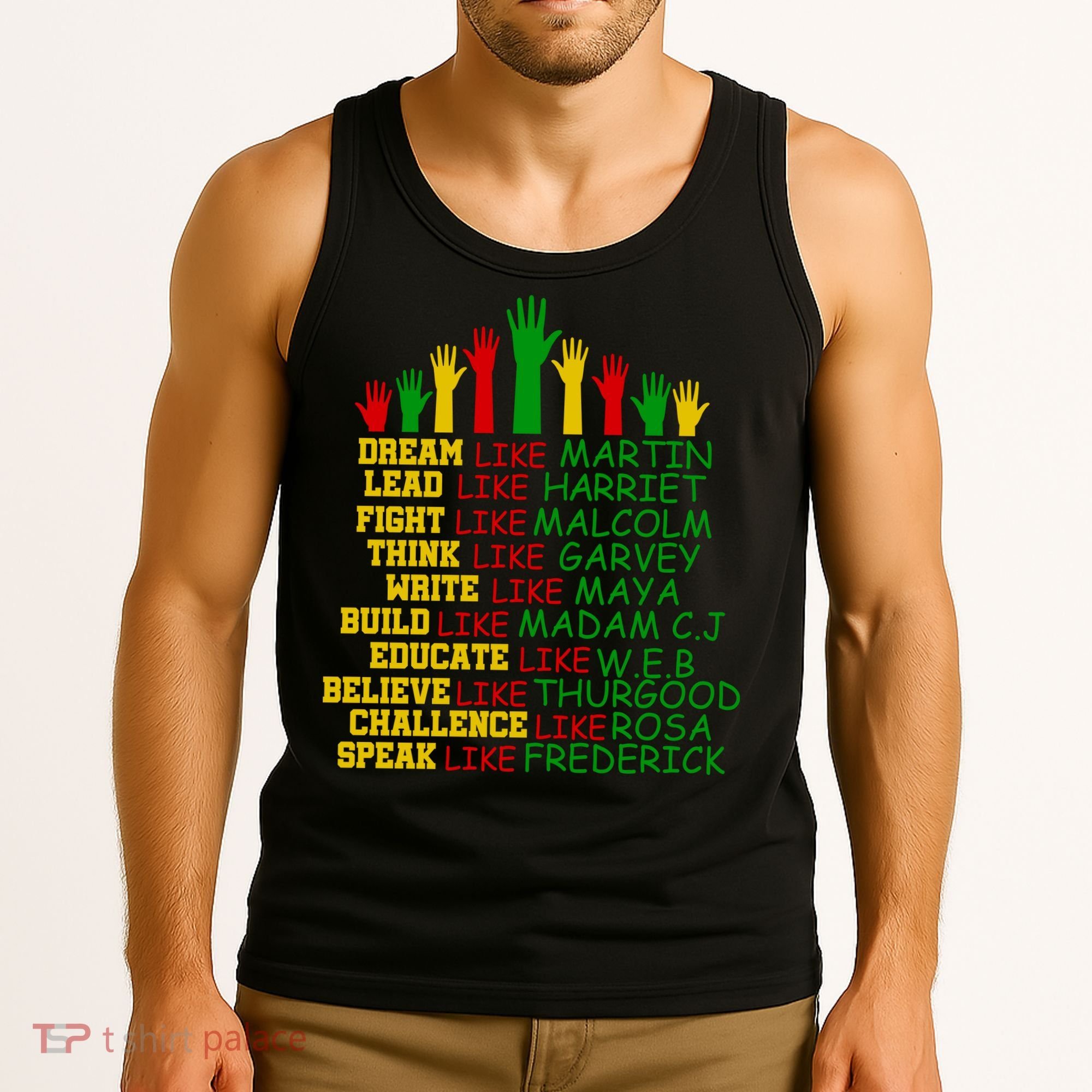 Black History Month Famous Figures Tank Top