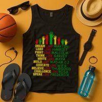 Black History Month Famous Figures Tank Top thumb 4