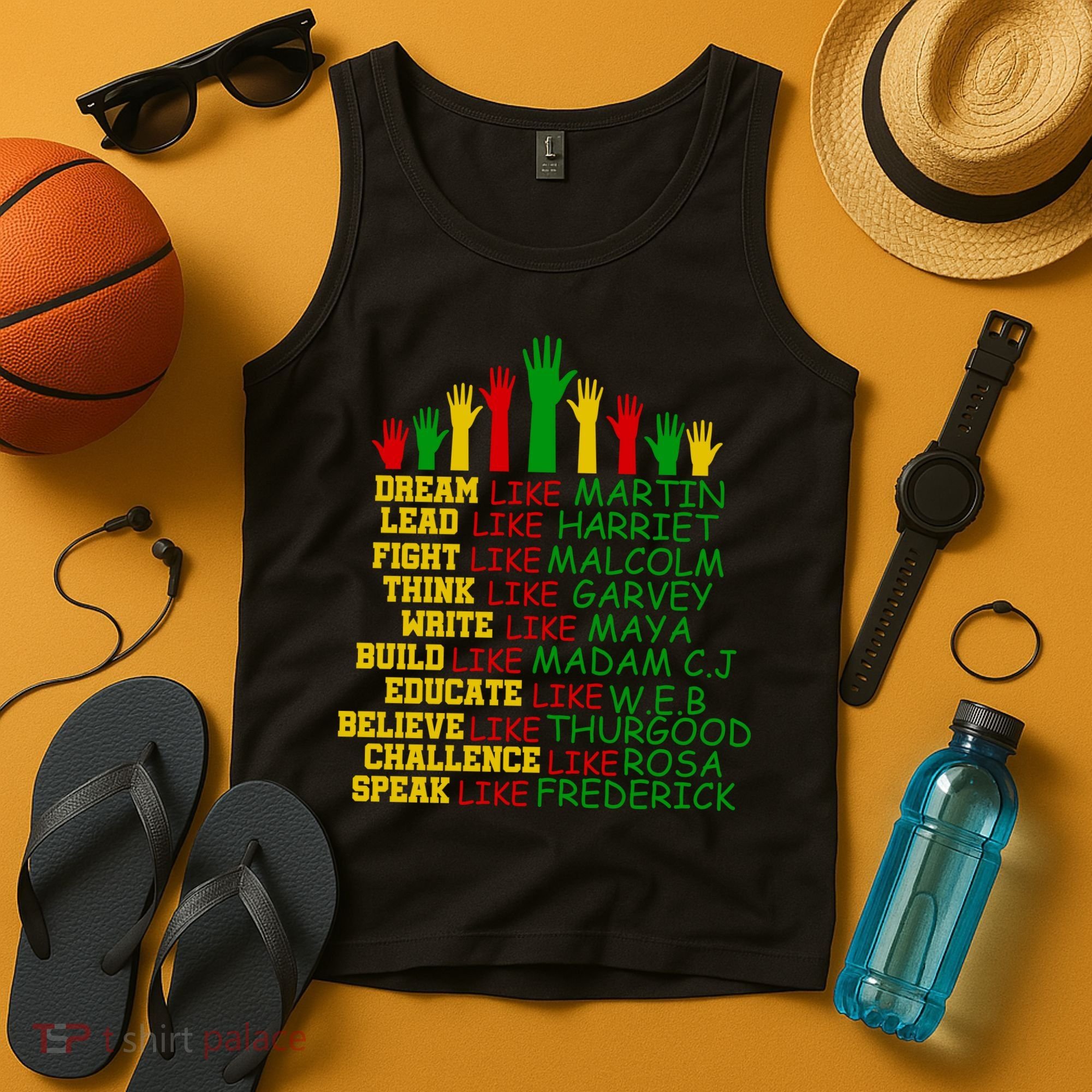 Black History Month Famous Figures Tank Top
