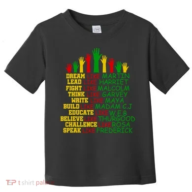 Black History Month Famous Figures Toddler T-Shirt