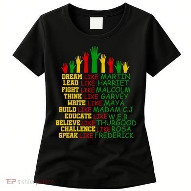 Black History Month Famous Figures Women's T-Shirt