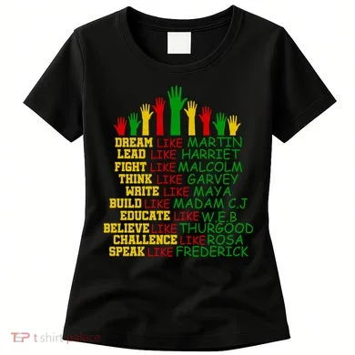 Black History Month Famous Figures Women's T-Shirt