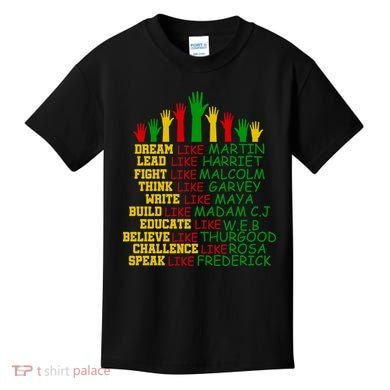 Black History Month Famous Figures Kids T-Shirt