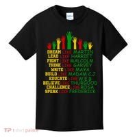 Black History Month Famous Figures Kids T-Shirt thumb 0