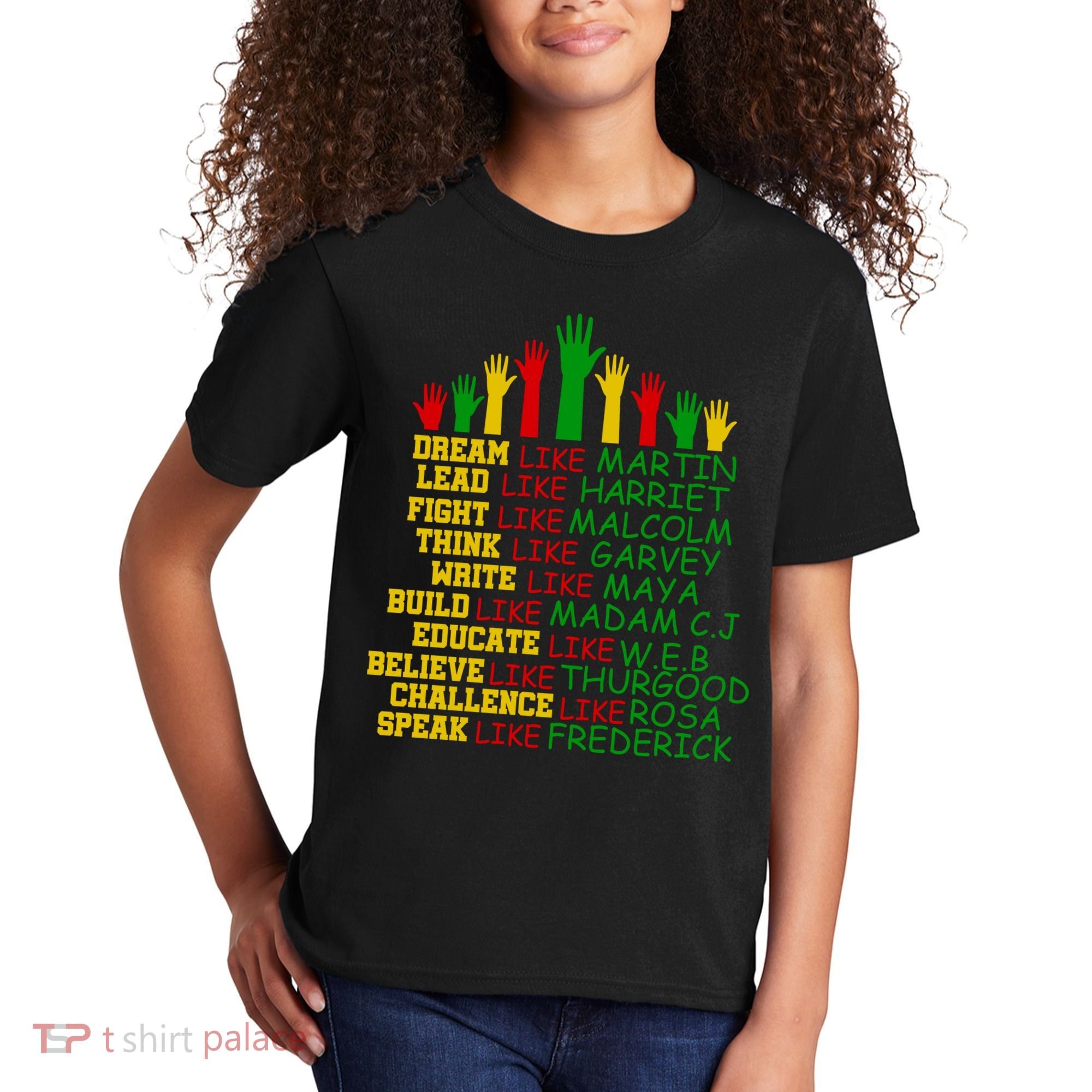 Black History Month Famous Figures Kids T-Shirt