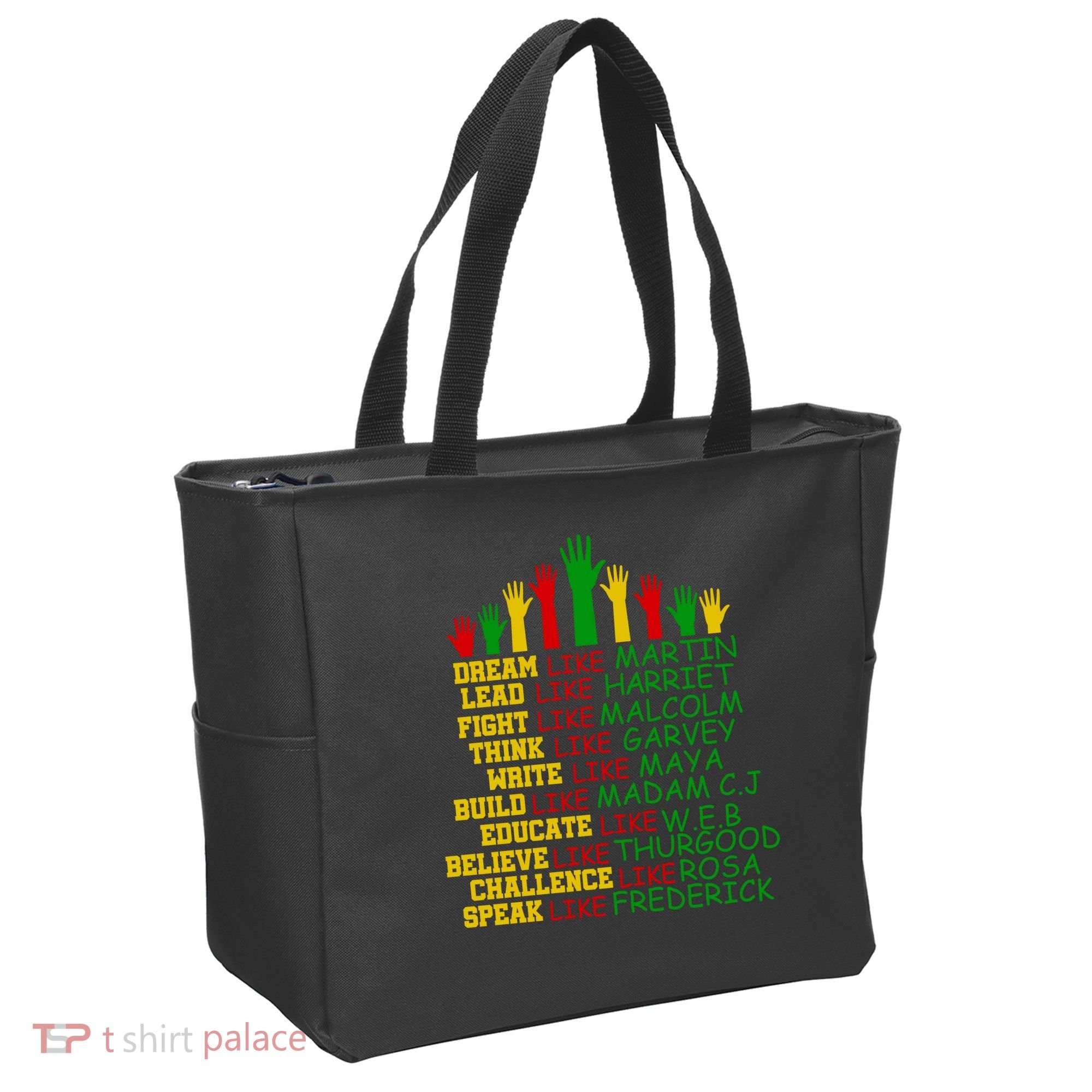 Black History Month Famous Figures Tote Bag