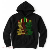 Black History Month Famous Figures Hands Hoodie thumb 0
