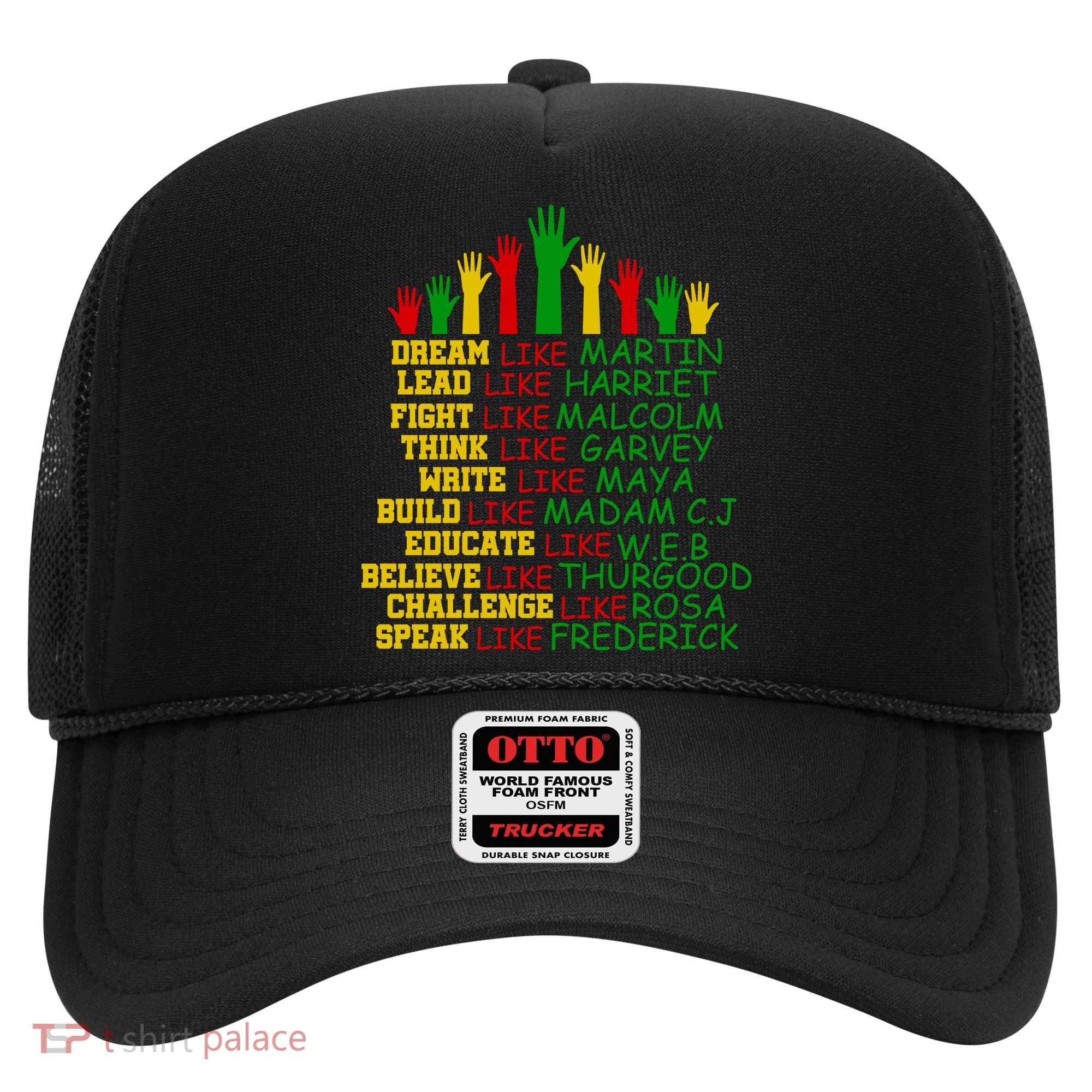Black History Month Famous Figures Hands Hat